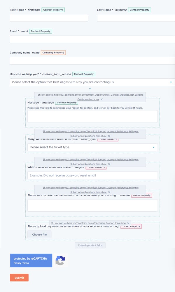 form_complex hubspot form